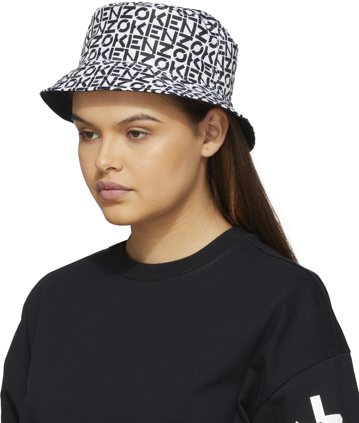 Kenzo: Multicolor Monogram Reversible Bucket Hat - 2