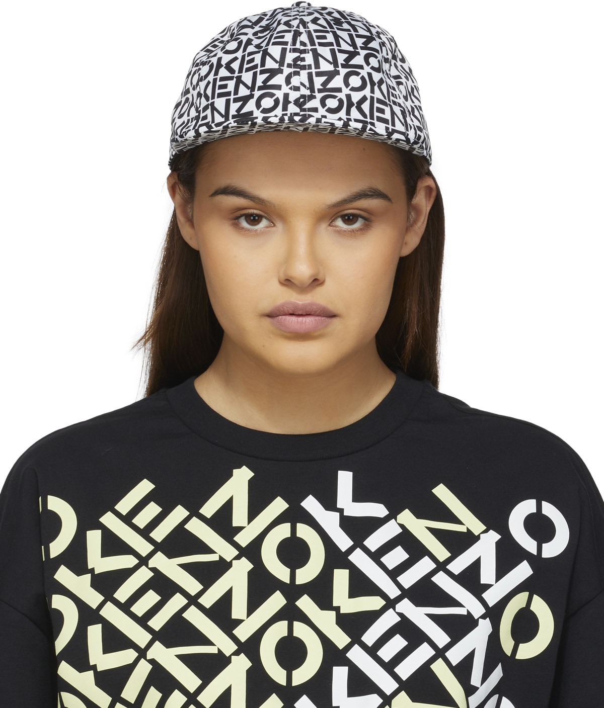 Kenzo: Multicolor Monogram Baseball Cap - 1