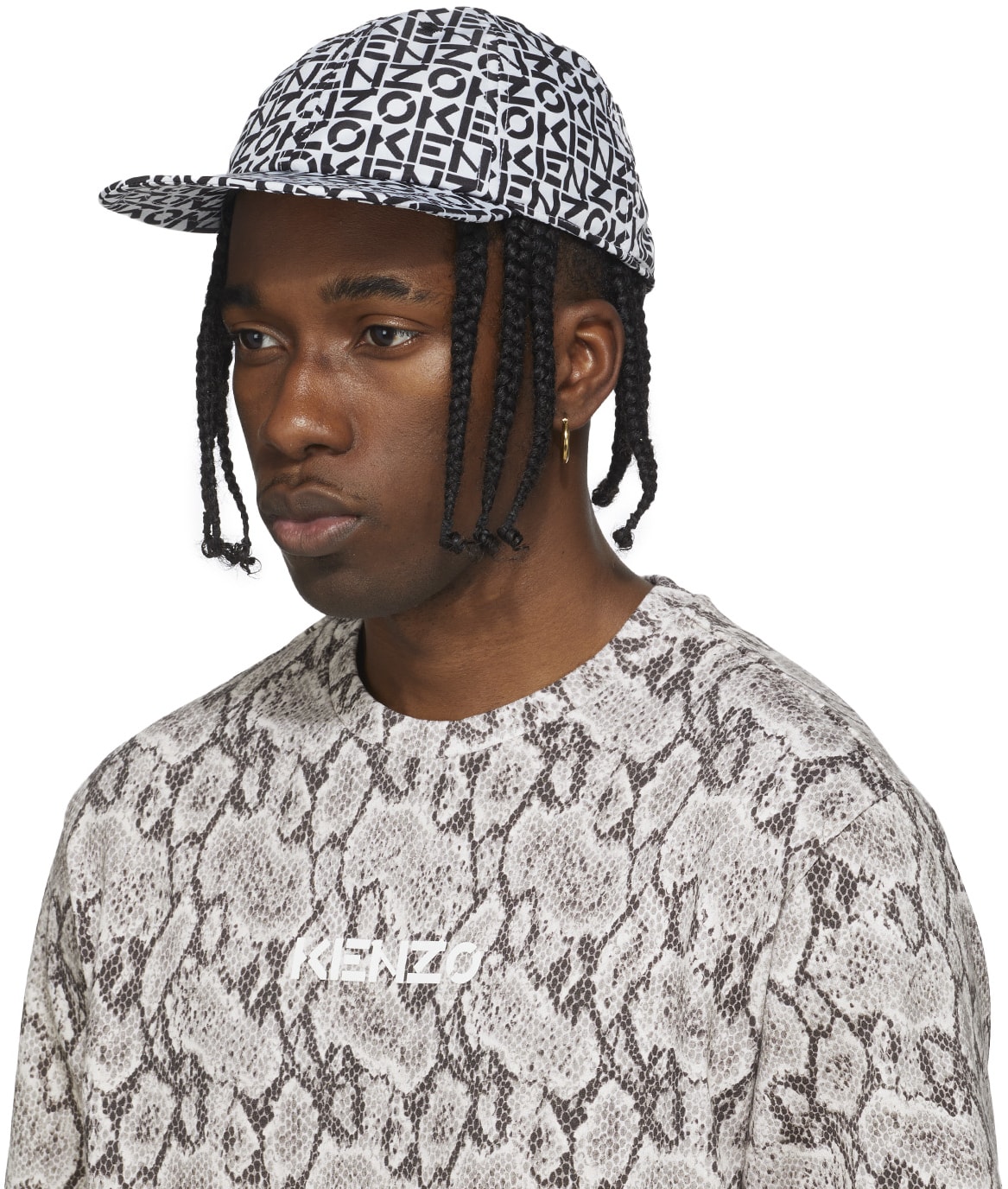 Kenzo: Multicolor Monogram Baseball Cap - 2