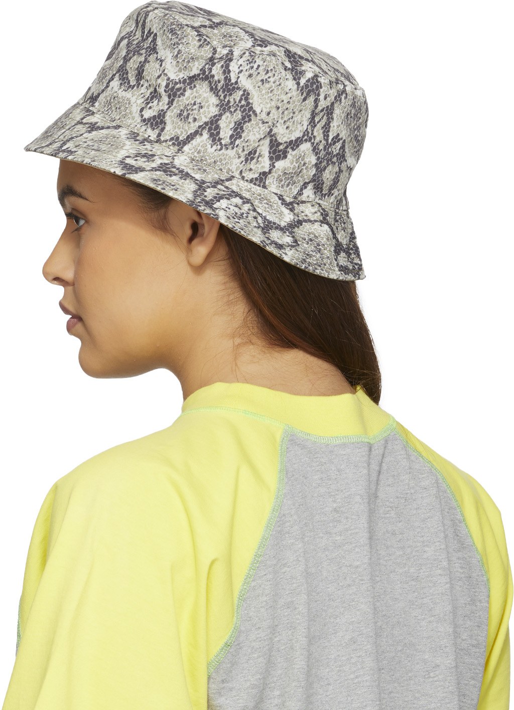 Kenzo: Multicolor 'Python' Reversible Bucket Hat - 3