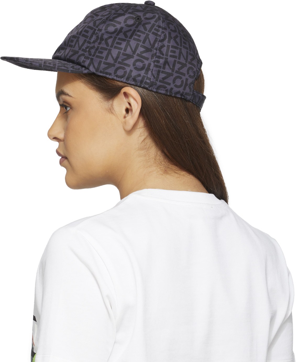 Kenzo: Multicolores Casquette de Baseball à Monogramme Multicolores - 3