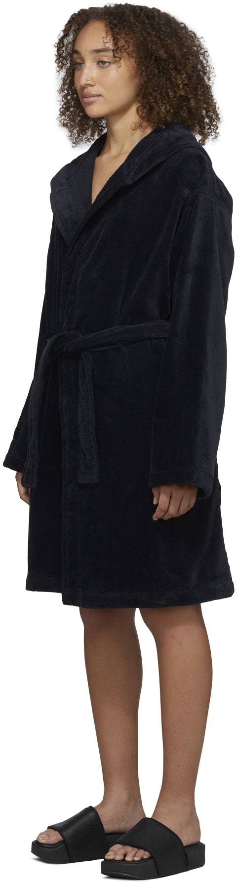 Y-3: Black Bath Robe - 2