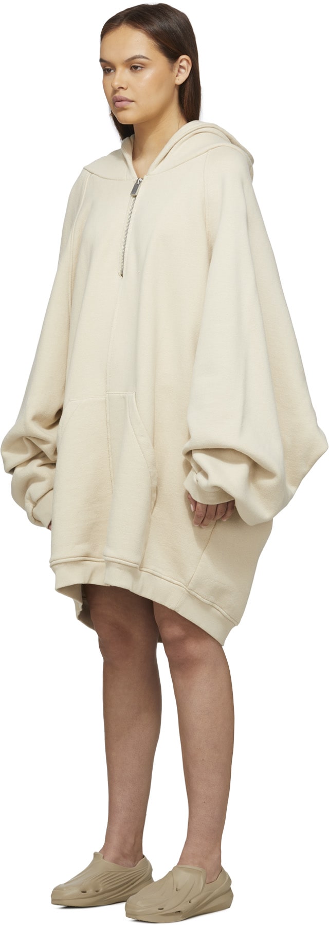 1017 ALYX 9SM: White Raw Cut Hoodie - 2