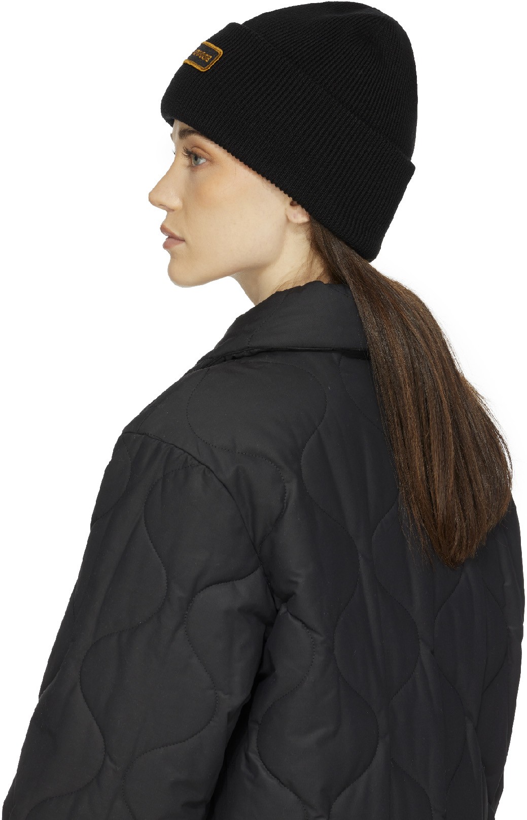 Canada Goose: Noir Toque Emblème Noir - 3