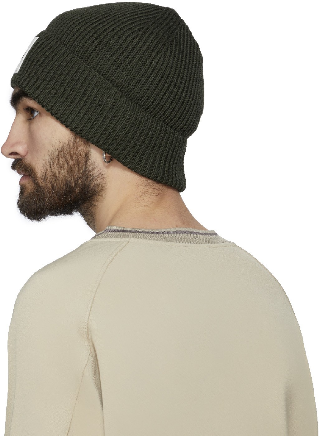 Y-3: Vert Bonnet Classique Vert - 3
