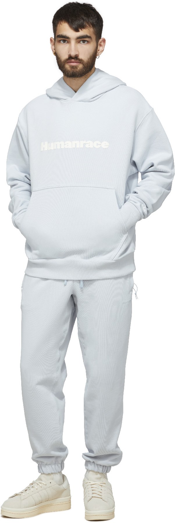 adidas Originals x Pharrell Williams: Bleu Pantalon de Survêtement Pharrell Williams Basics Bleu - 4
