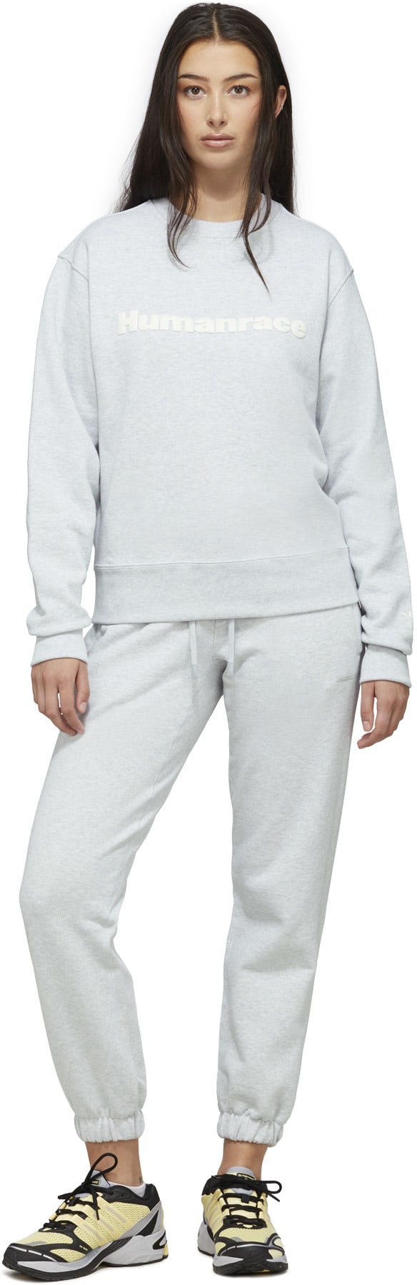 adidas Originals x Pharrell Williams: Gris Pantalon de Survêtement Pharrell Williams Basics Gris - 4