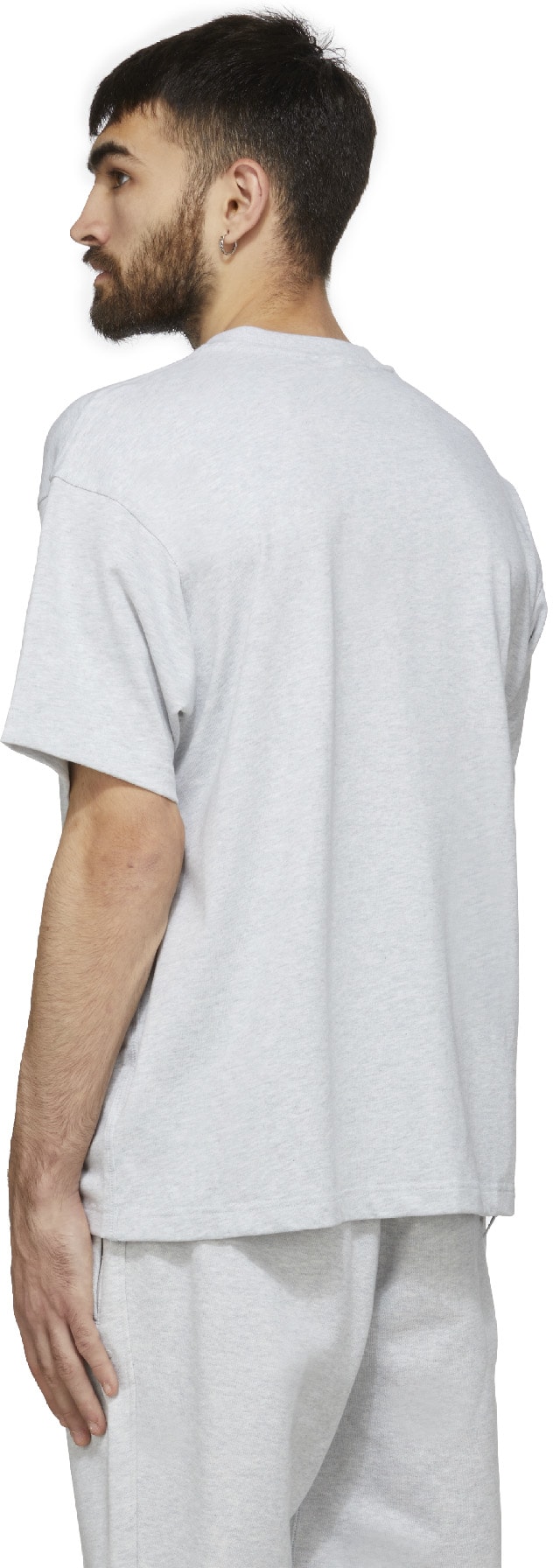 adidas Originals x Pharrell Williams: Grey Pharrell Williams Basics T-Shirt - 2