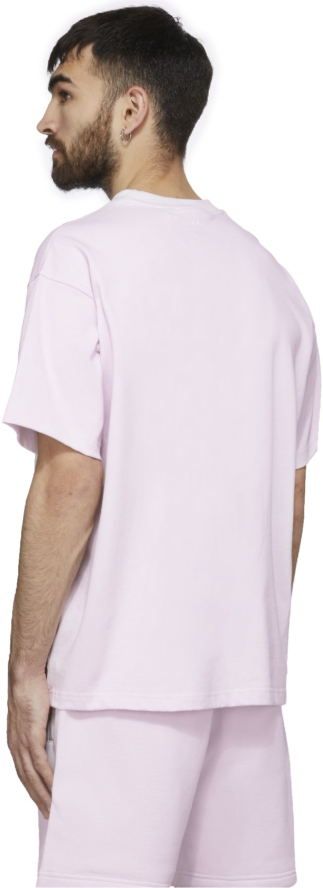 adidas Originals x Pharrell Williams: Pink Pharrell Williams Basics T-Shirt - 3