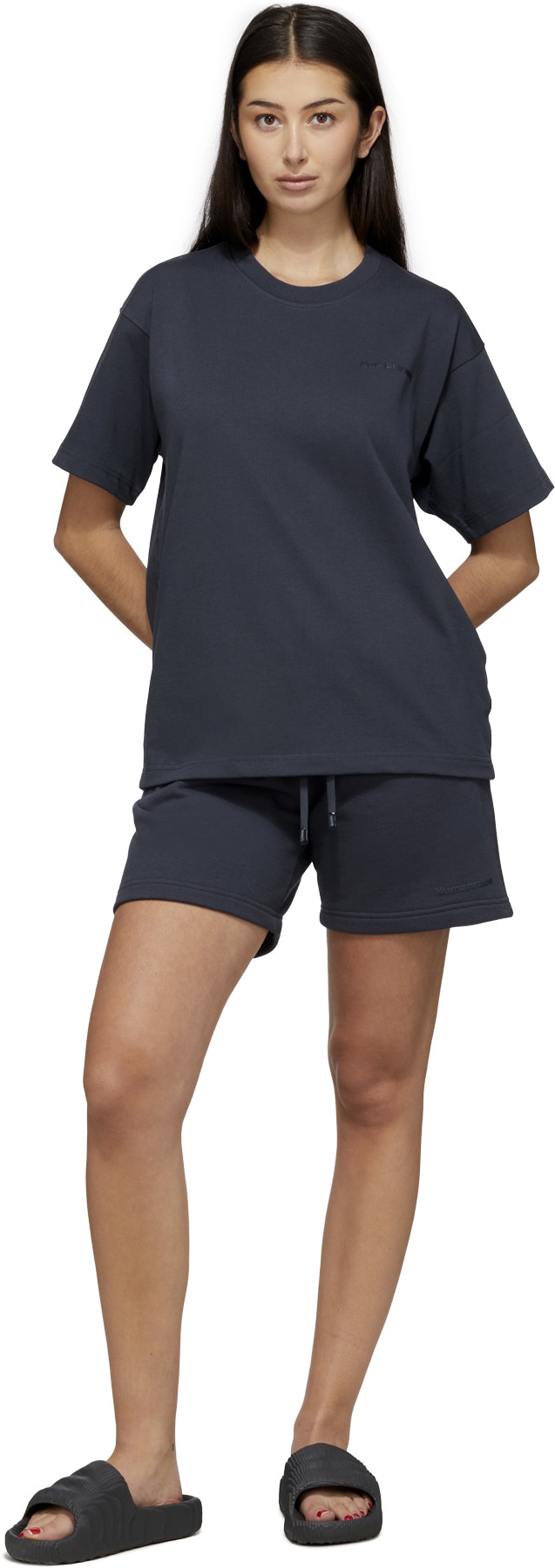 adidas Originals x Pharrell Williams: Gris T-Shirt Pharrell Williams Basics Gris - 4