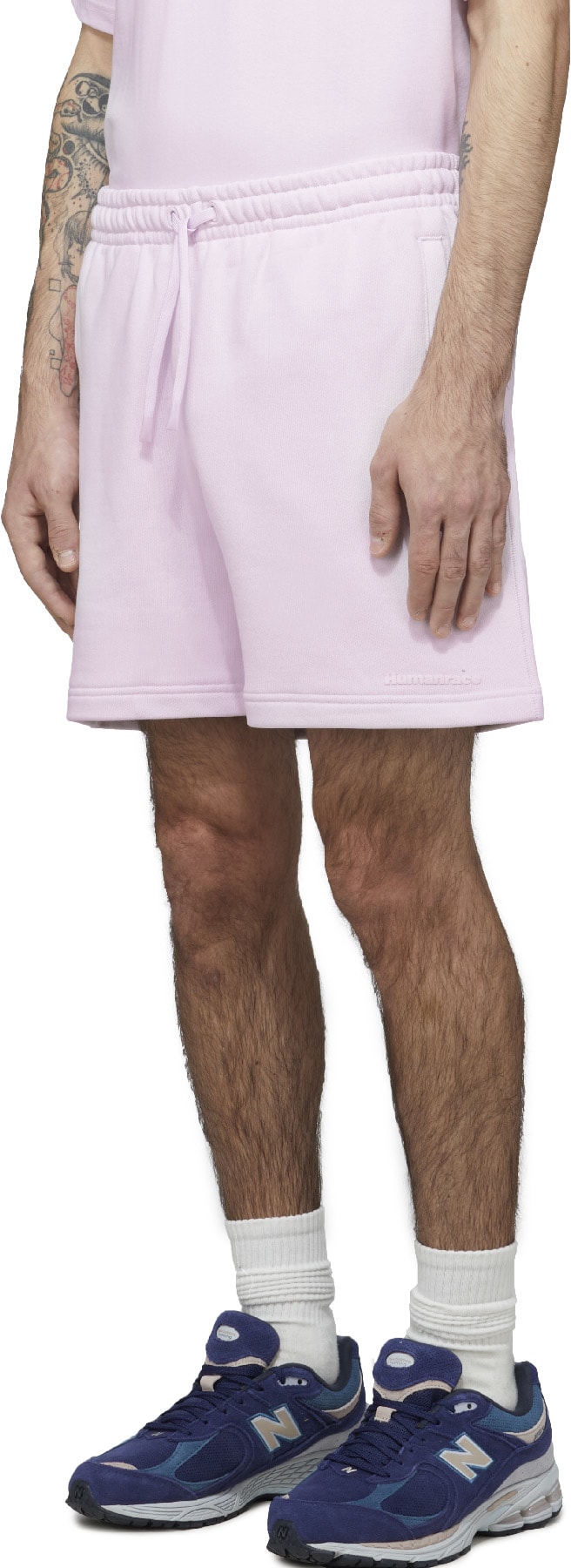 adidas Originals x Pharrell Williams: Pink Pharrell Williams Basics Short - 2