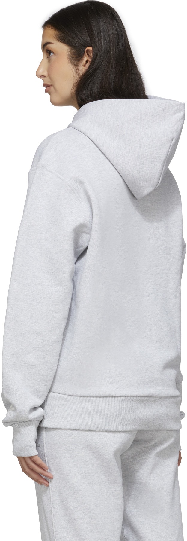 adidas Originals x Pharrell Williams: Grey Pharrell Williams Basics Hoodie - 3