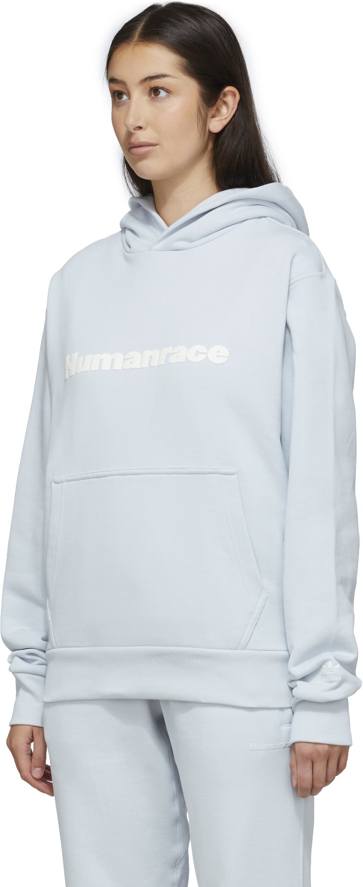 adidas Originals x Pharrell Williams: Blue Pharrell Williams Basics Hoodie - 2