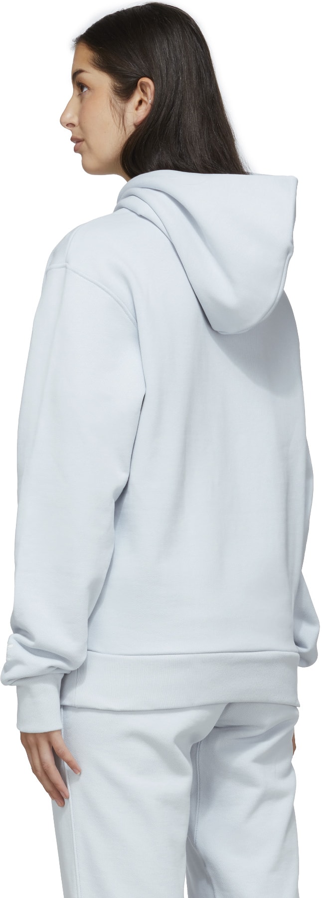 adidas Originals x Pharrell Williams: Blue Pharrell Williams Basics Hoodie - 3