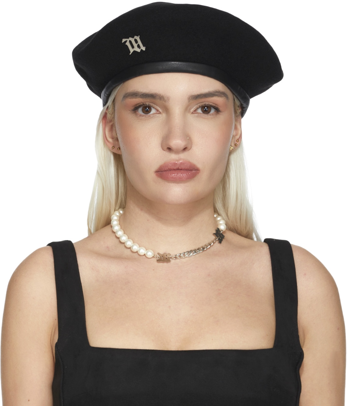 MISBHV: Black Wool Beret - 1