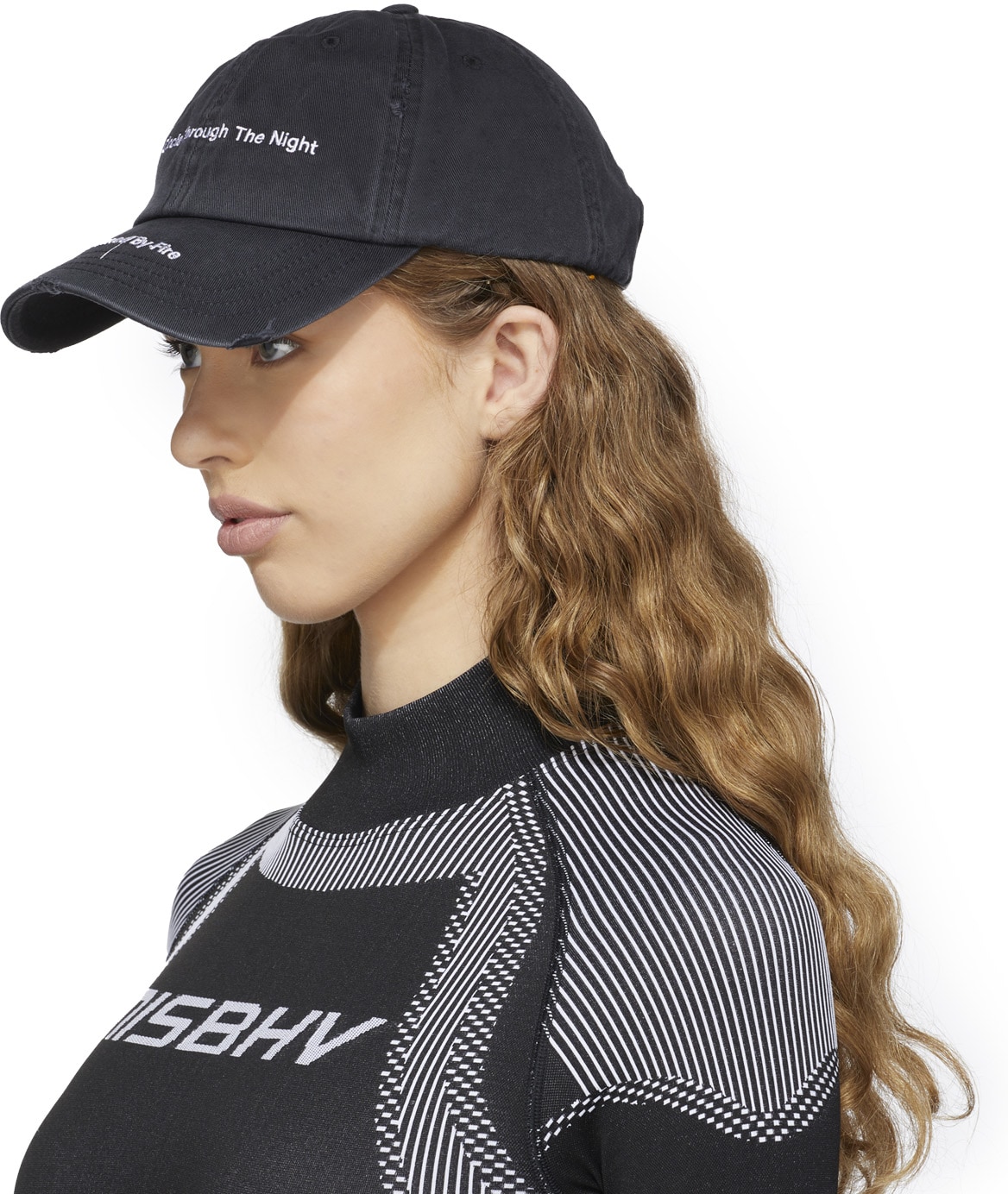 MISBHV: Black We Circle Washed Cap - 2