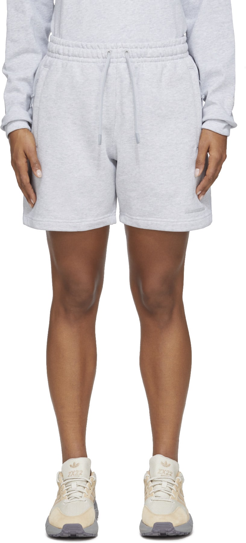 adidas Originals x Pharrell Williams: Grey Pharrell Williams Basics Short - 1