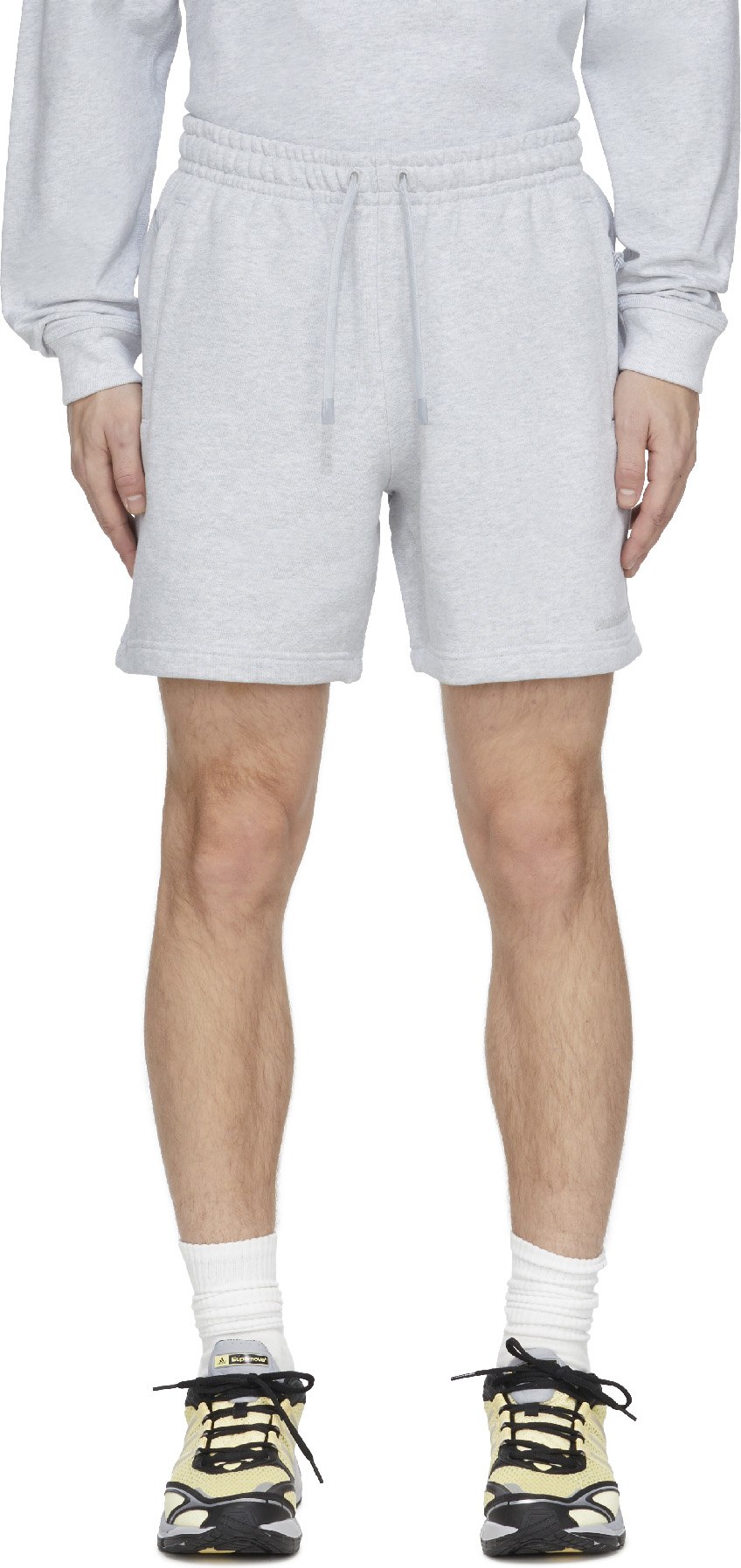 adidas Originals x Pharrell Williams: Grey Pharrell Williams Basics Short - 1