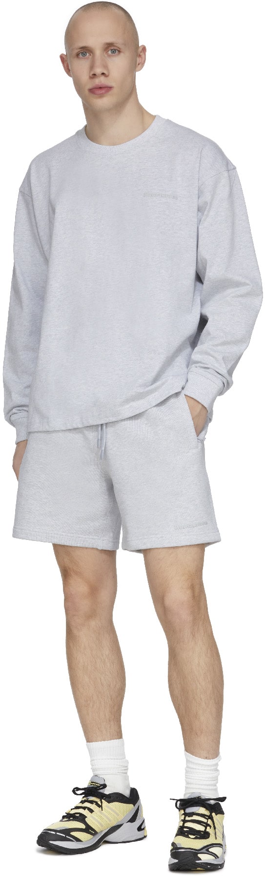 adidas Originals x Pharrell Williams: Grey Pharrell Williams Basics Short - 4