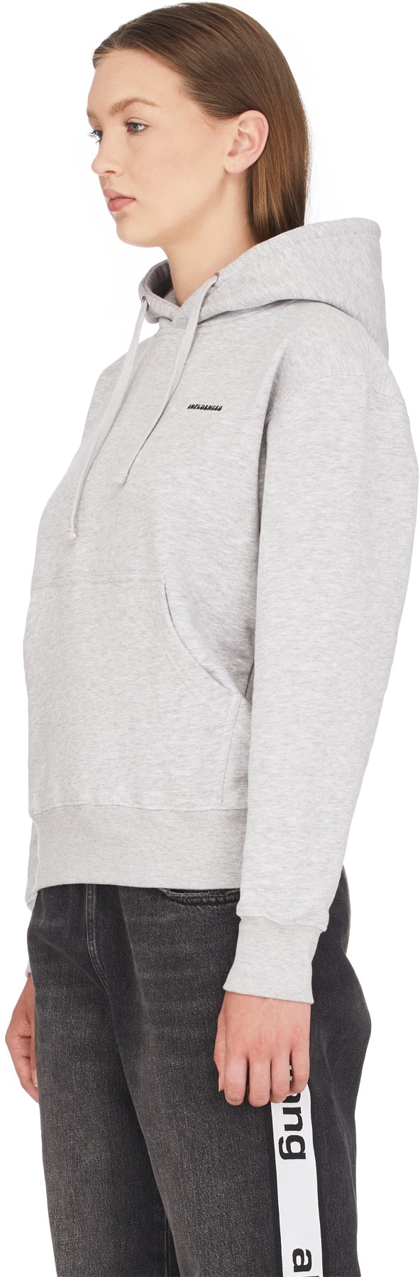 influenceu: Gris Veste à Capuche Logo Fleur Gris - 2