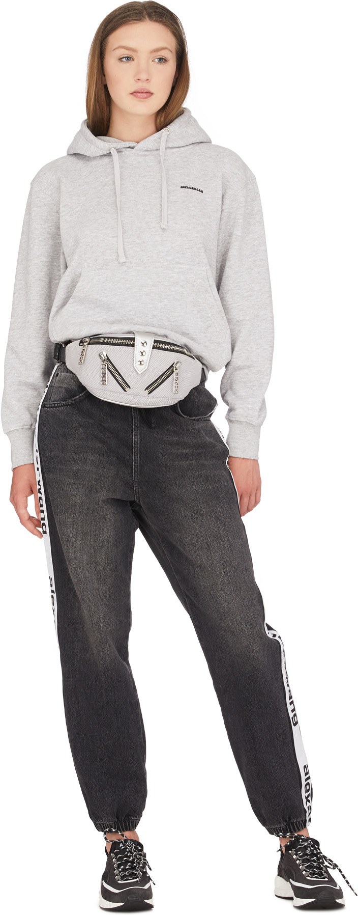 influenceu: Grey Flower Logo Hoodie - 4