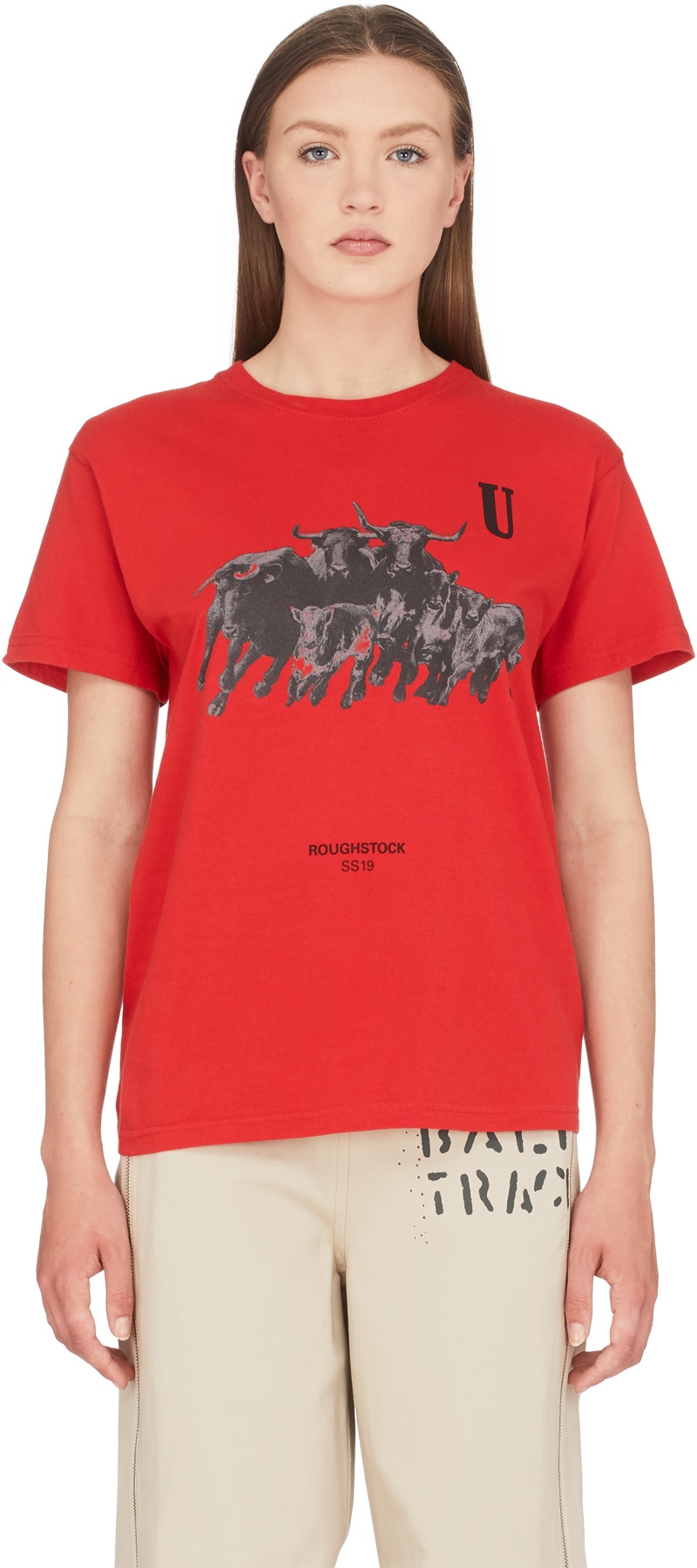 influenceu: Red Roughstock T-Shirt - 1