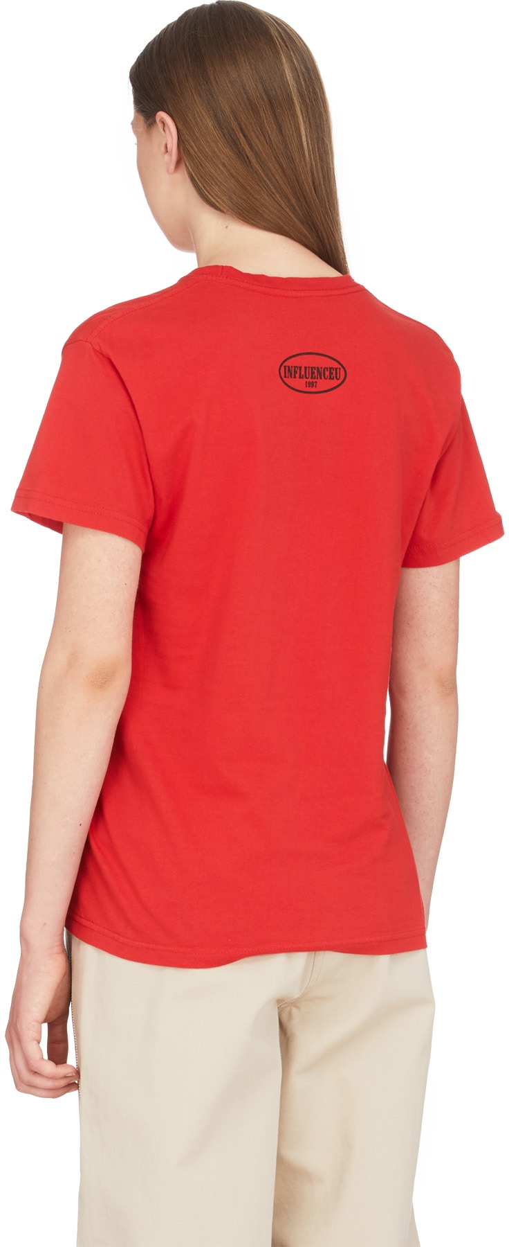 influenceu: Red Roughstock T-Shirt - 3