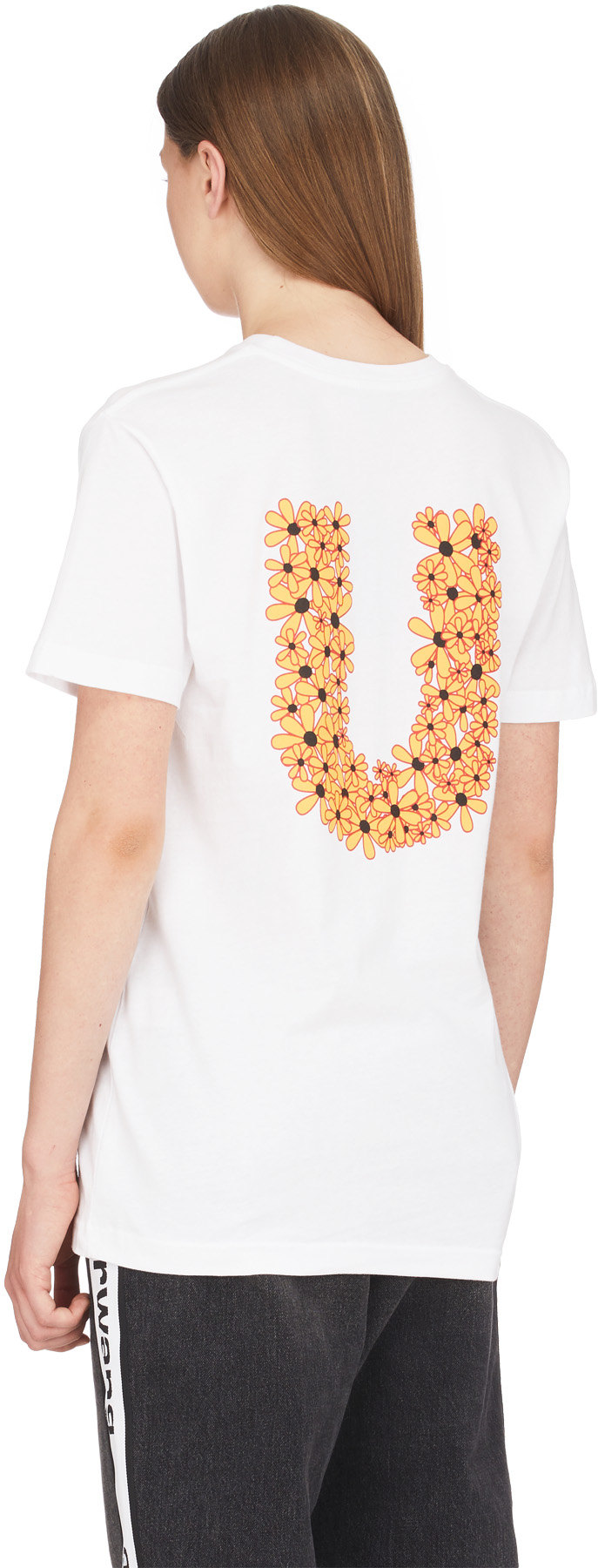 influenceu: White Flower Logo T-Shirt - 3