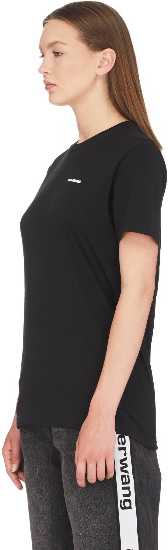 influenceu: Black Flower Logo T-Shirt - 2