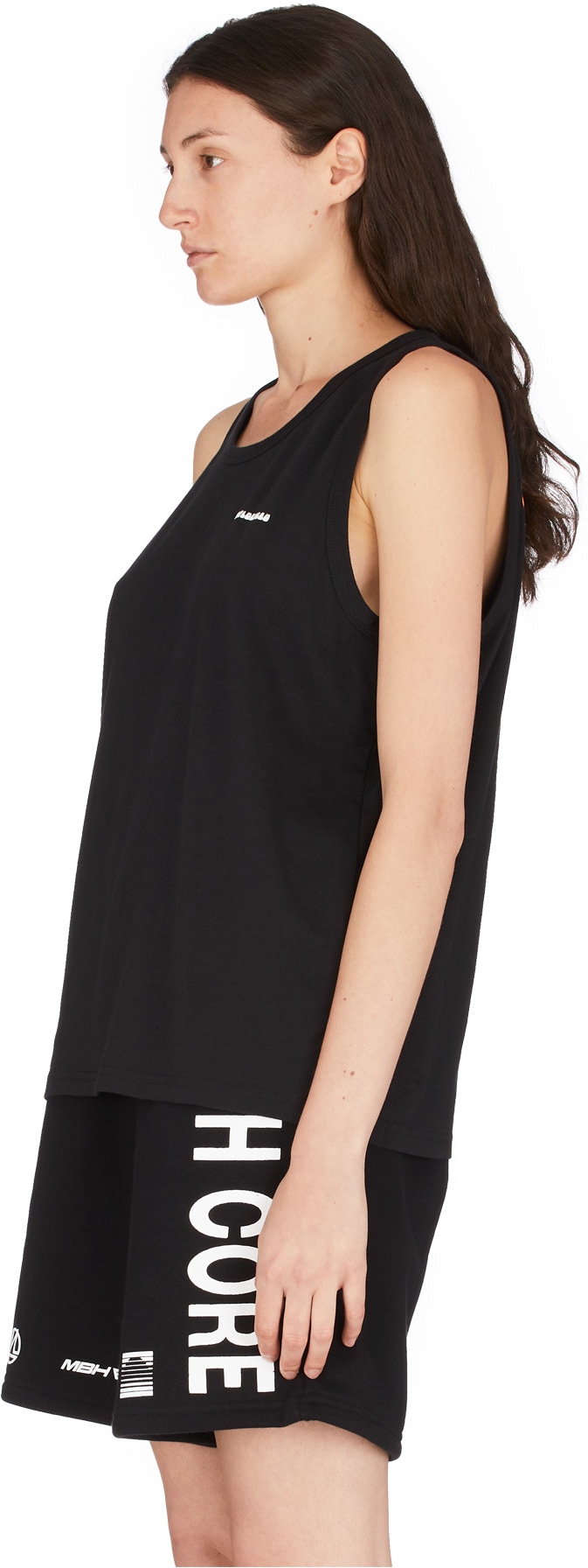 influenceu: Noir Camisole Logo Fleur Noir - 2