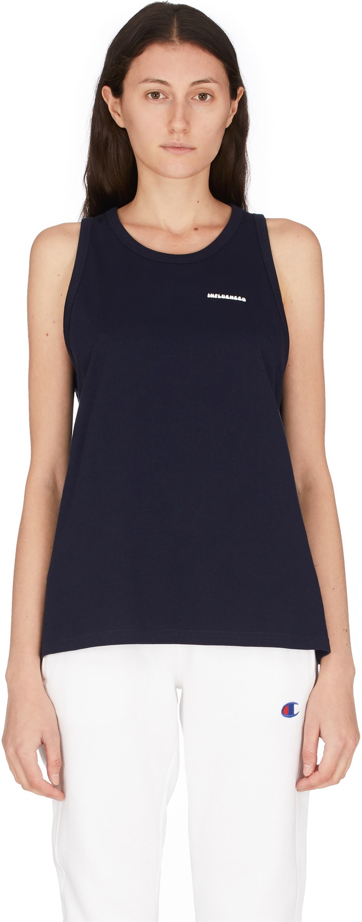 influenceu: Bleu Camisole Logo Fleur Bleu - 1