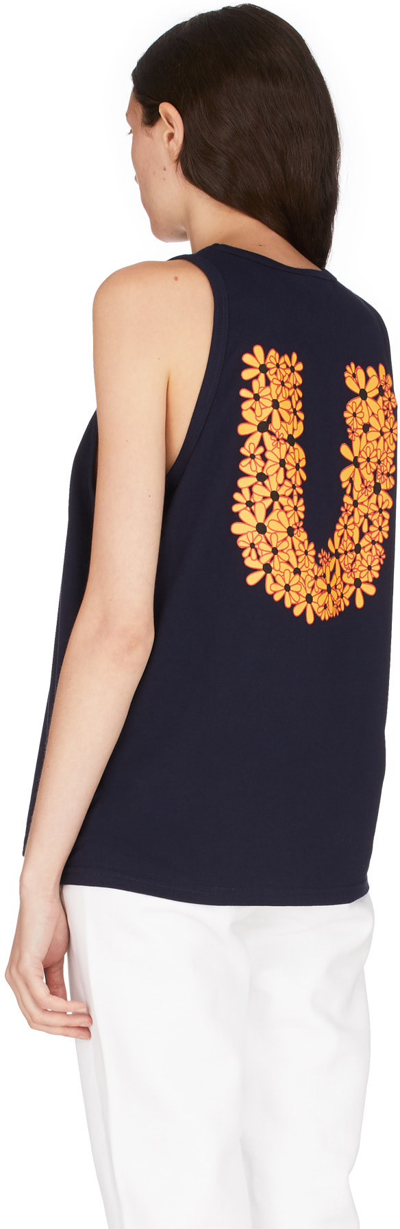 influenceu: Bleu Camisole Logo Fleur Bleu - 3