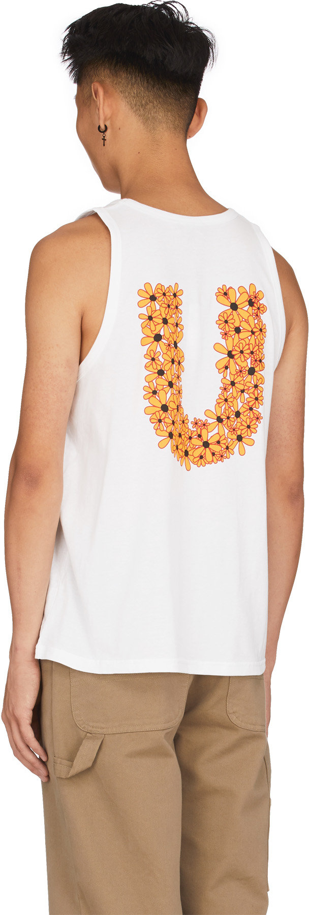 influenceu: Blanc Camisole Logo Fleur Blanc - 3