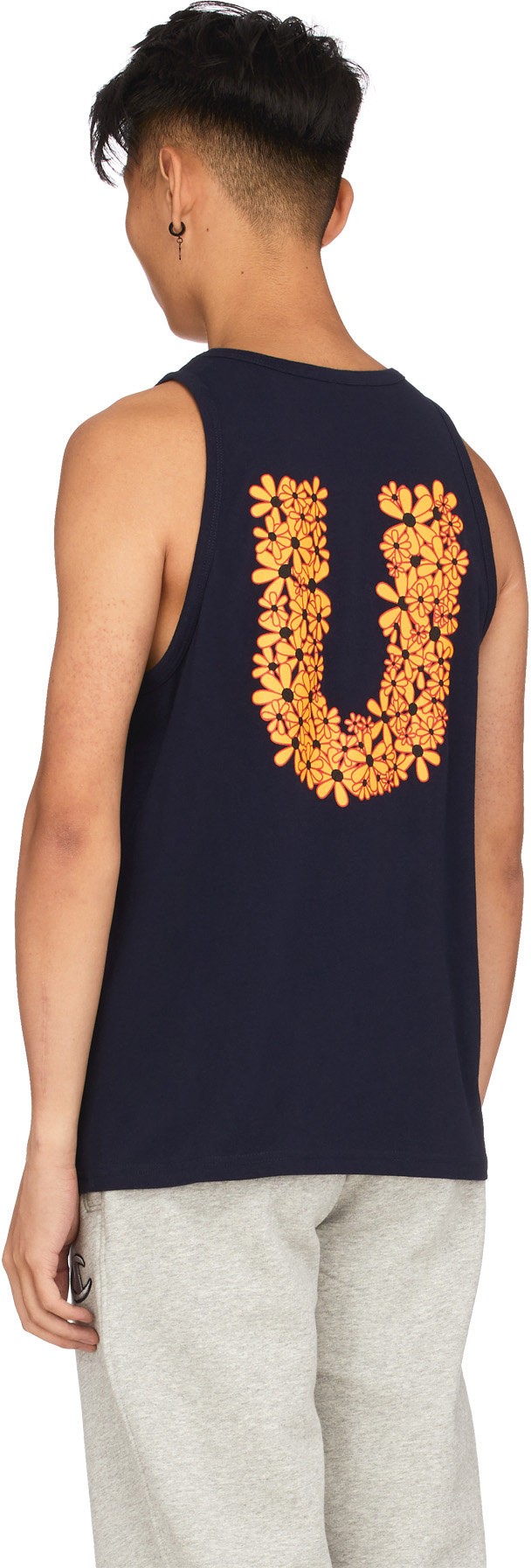 influenceu: Bleu Camisole Logo Fleur Bleu - 3