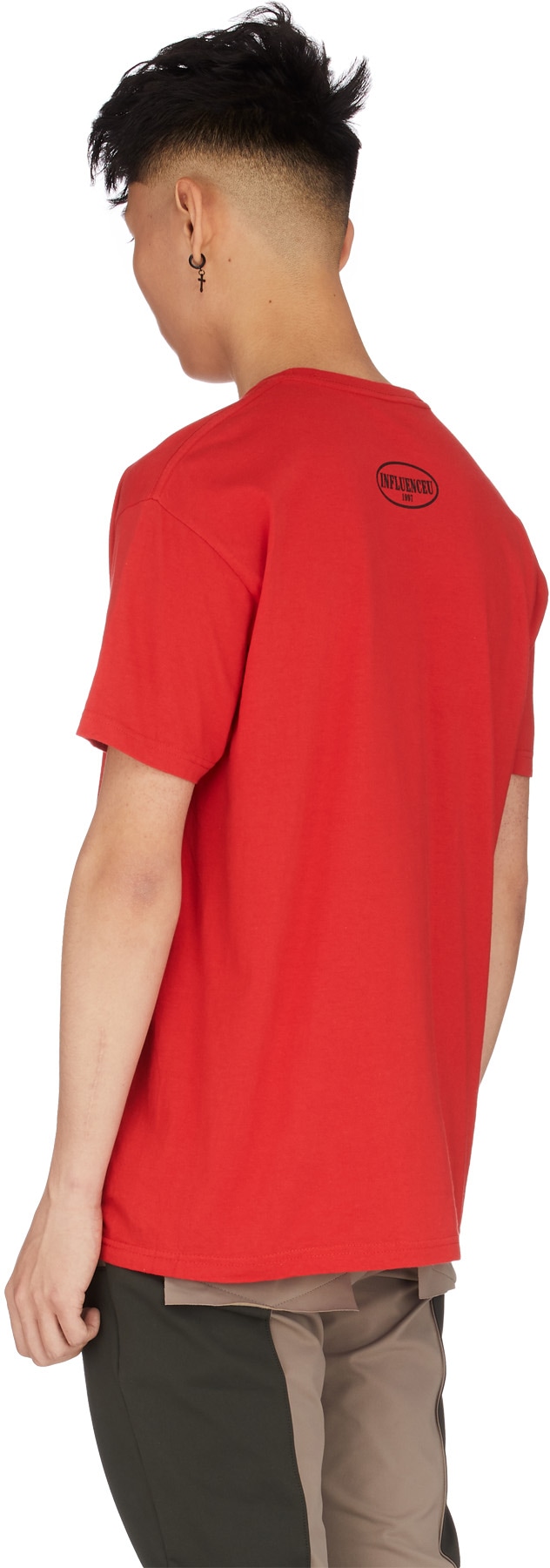 influenceu: Red Roughstock T-Shirt - 3