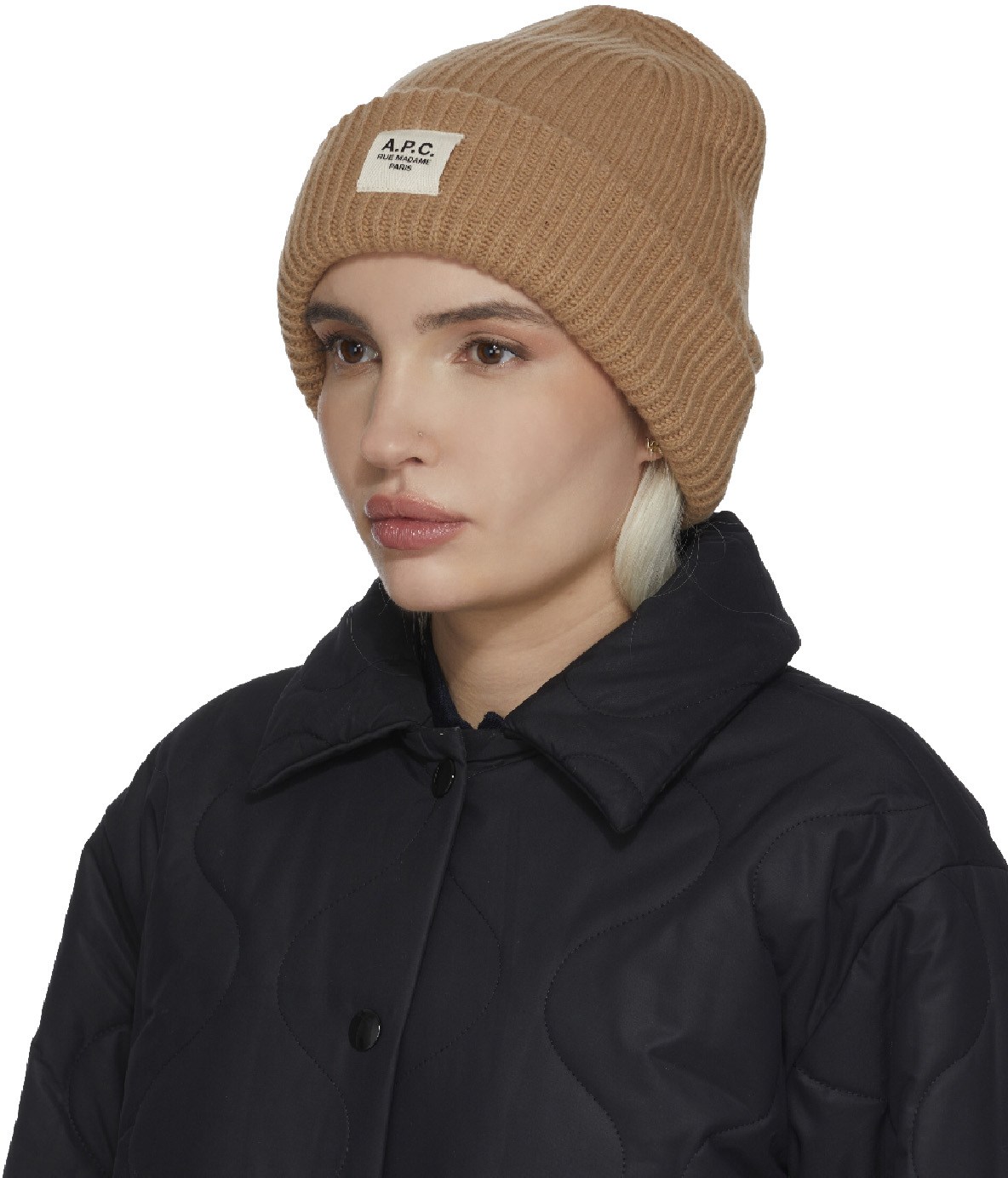 A.P.C.: Brun Bonnet en Tricot James Brun - 2