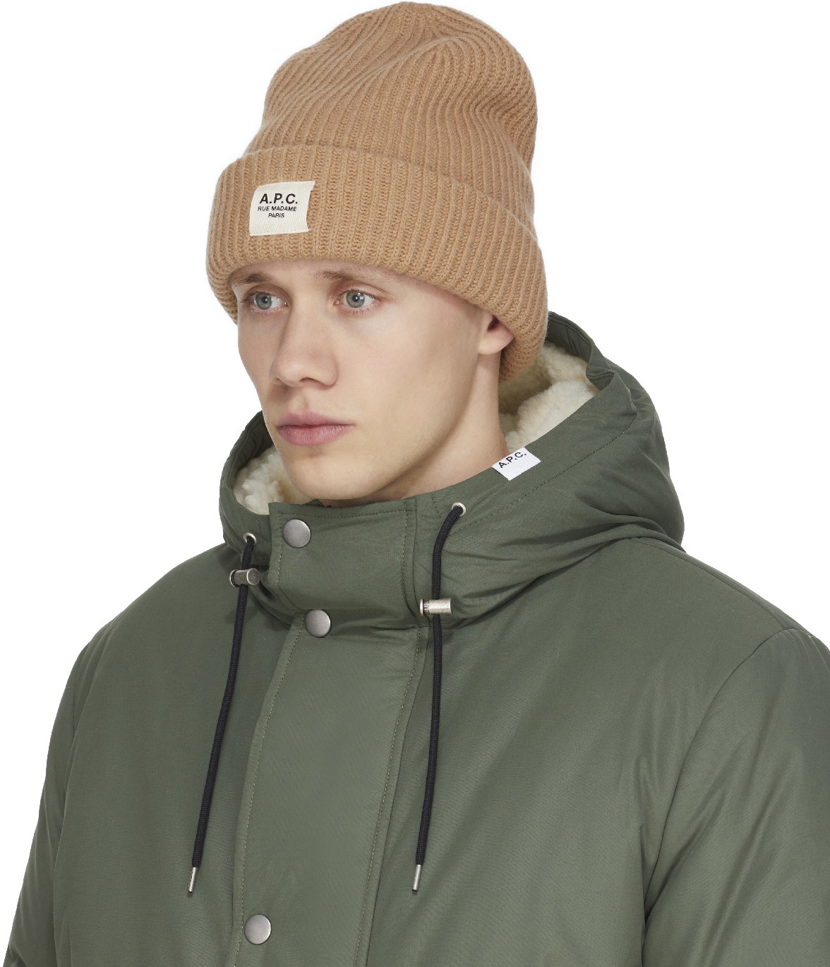 A.P.C.: Brun Bonnet en Tricot James Brun - 2