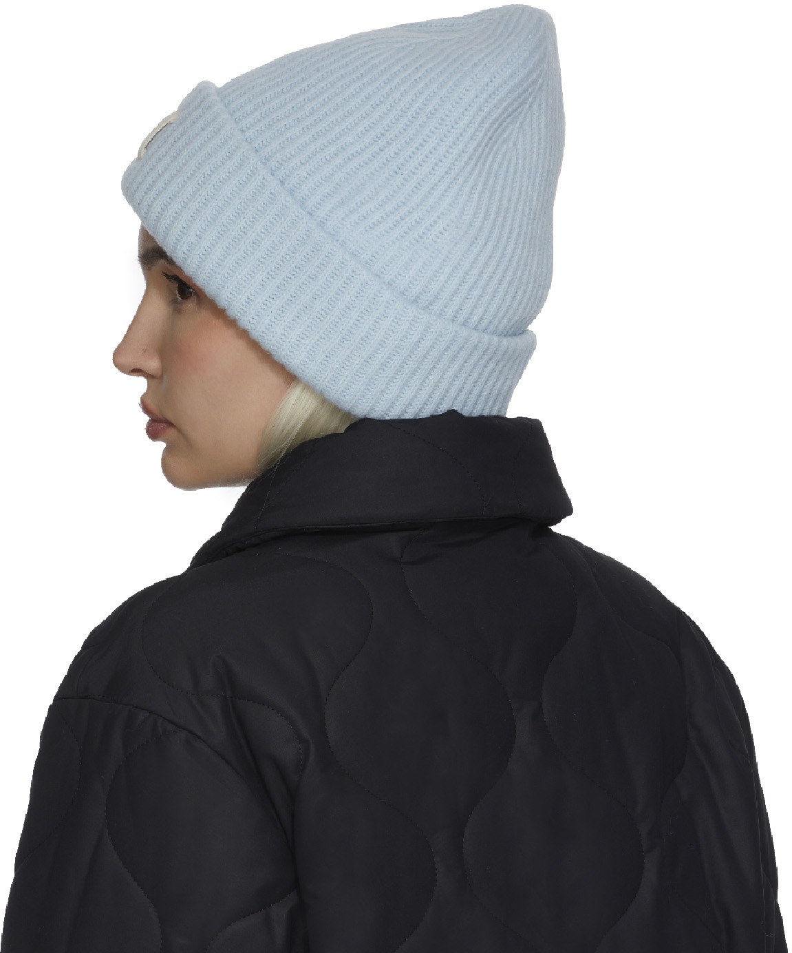 A.P.C.: Bleu Bonnet en Tricot James Bleu - 3