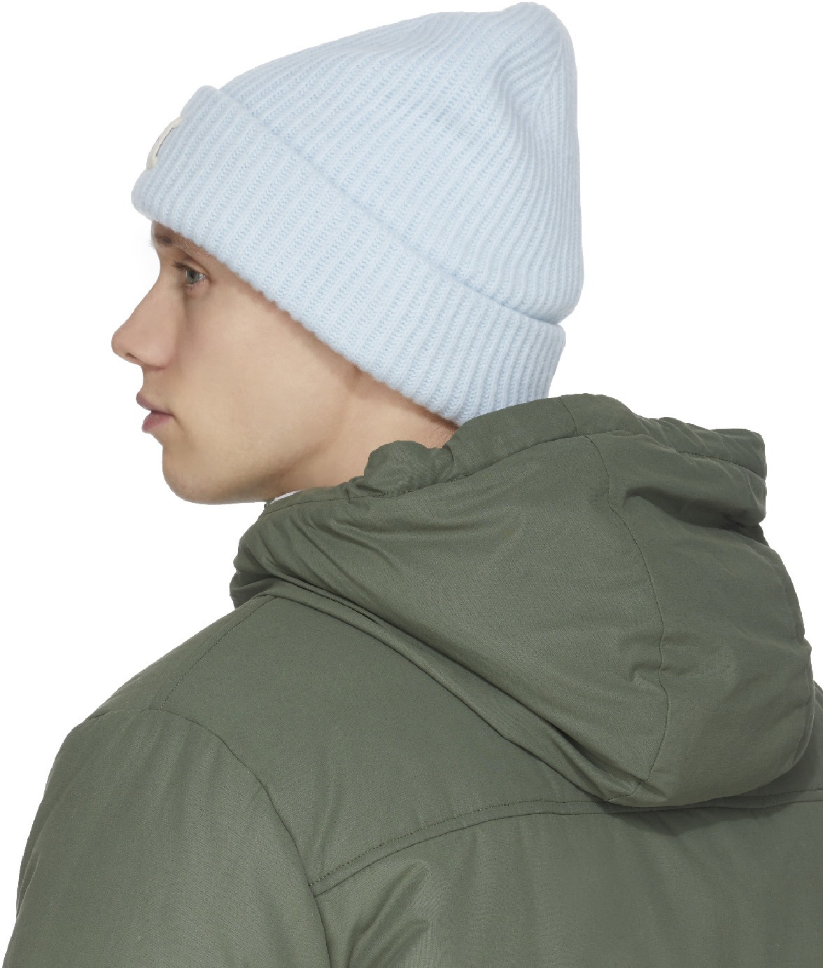 A.P.C.: Bleu Bonnet en Tricot James Bleu - 3