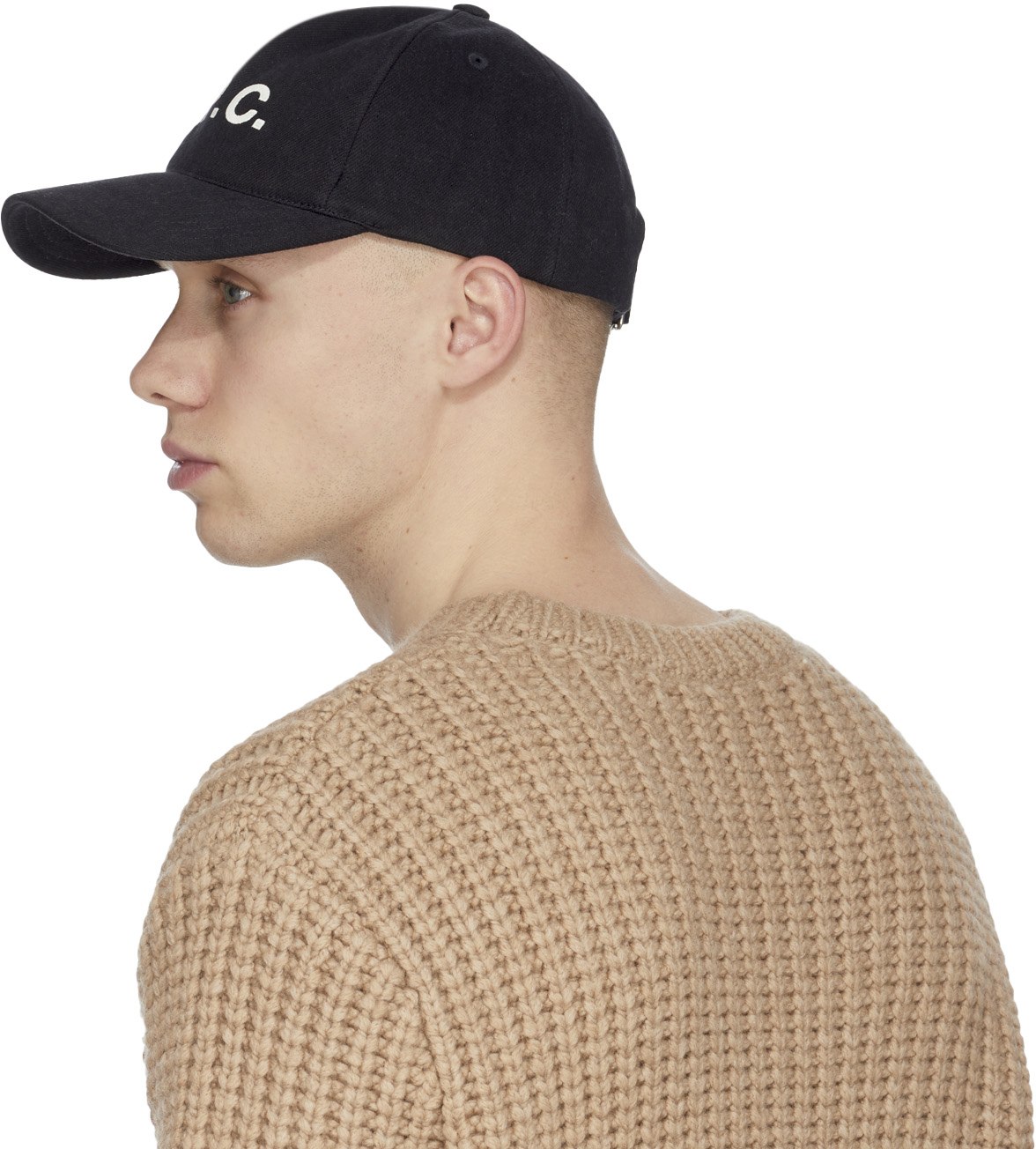 A.P.C.: Black Eden Baseball Cap - 3