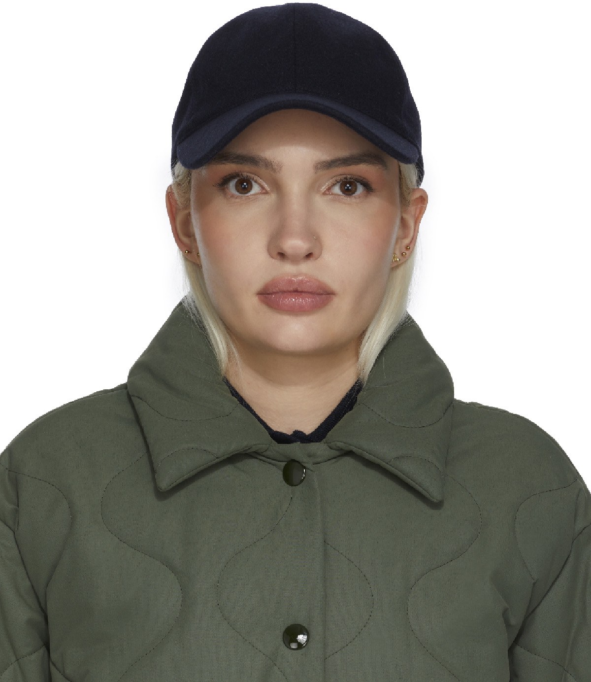 A.P.C.: Blue Charlie Baseball Cap - 1