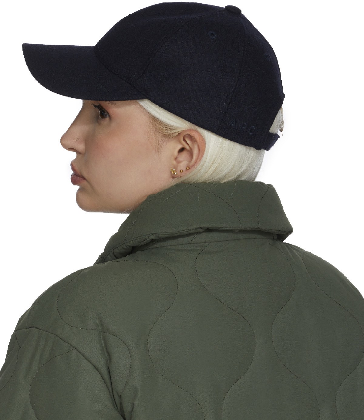 A.P.C.: Bleu Casquette de Baseball Charlie Bleu - 3