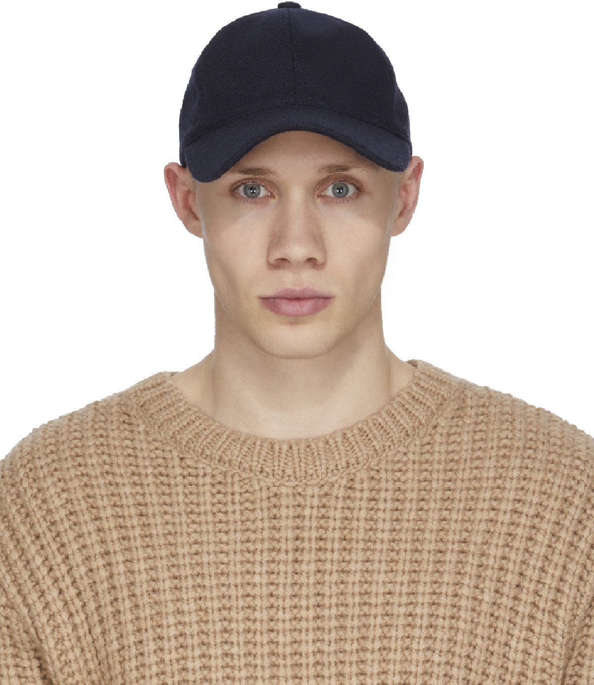 A.P.C.: Blue Charlie Baseball Cap - 1