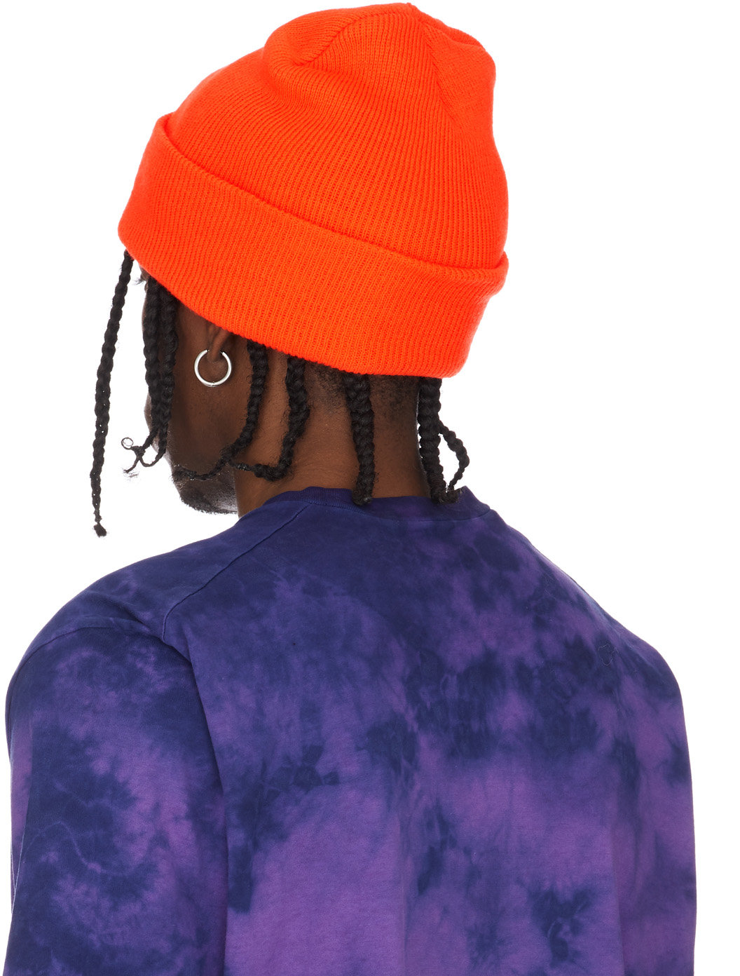influenceu: Orange Logo Beanie - 3