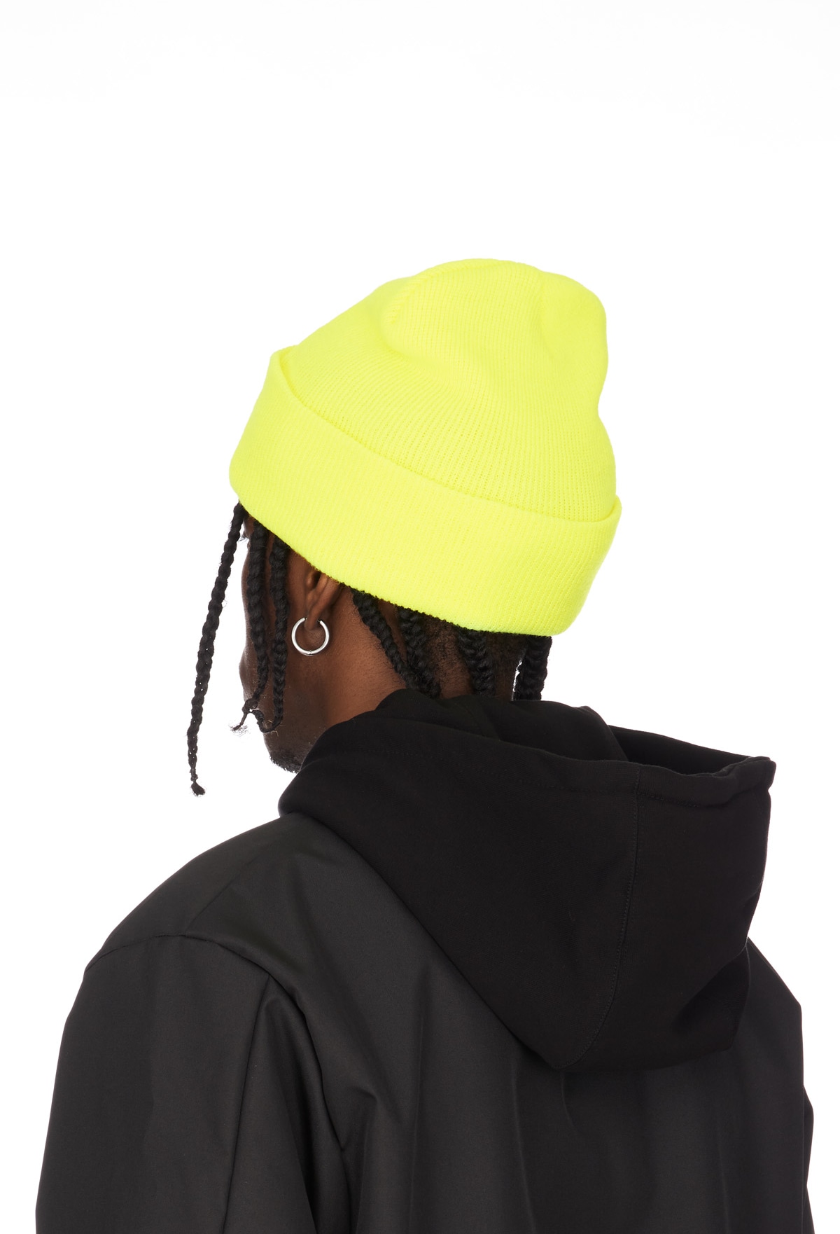 influenceu: Yellow Logo Beanie - 3