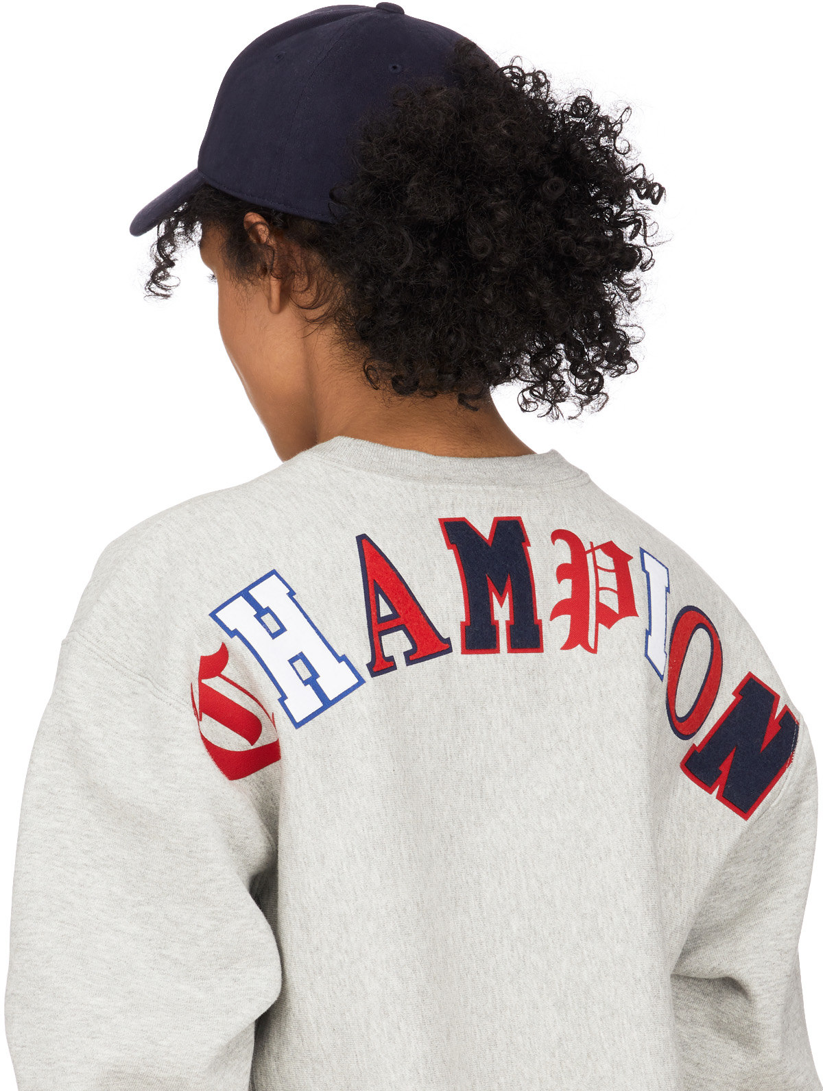 Champion: Blue Classic Twill C Baseball Cap - 3