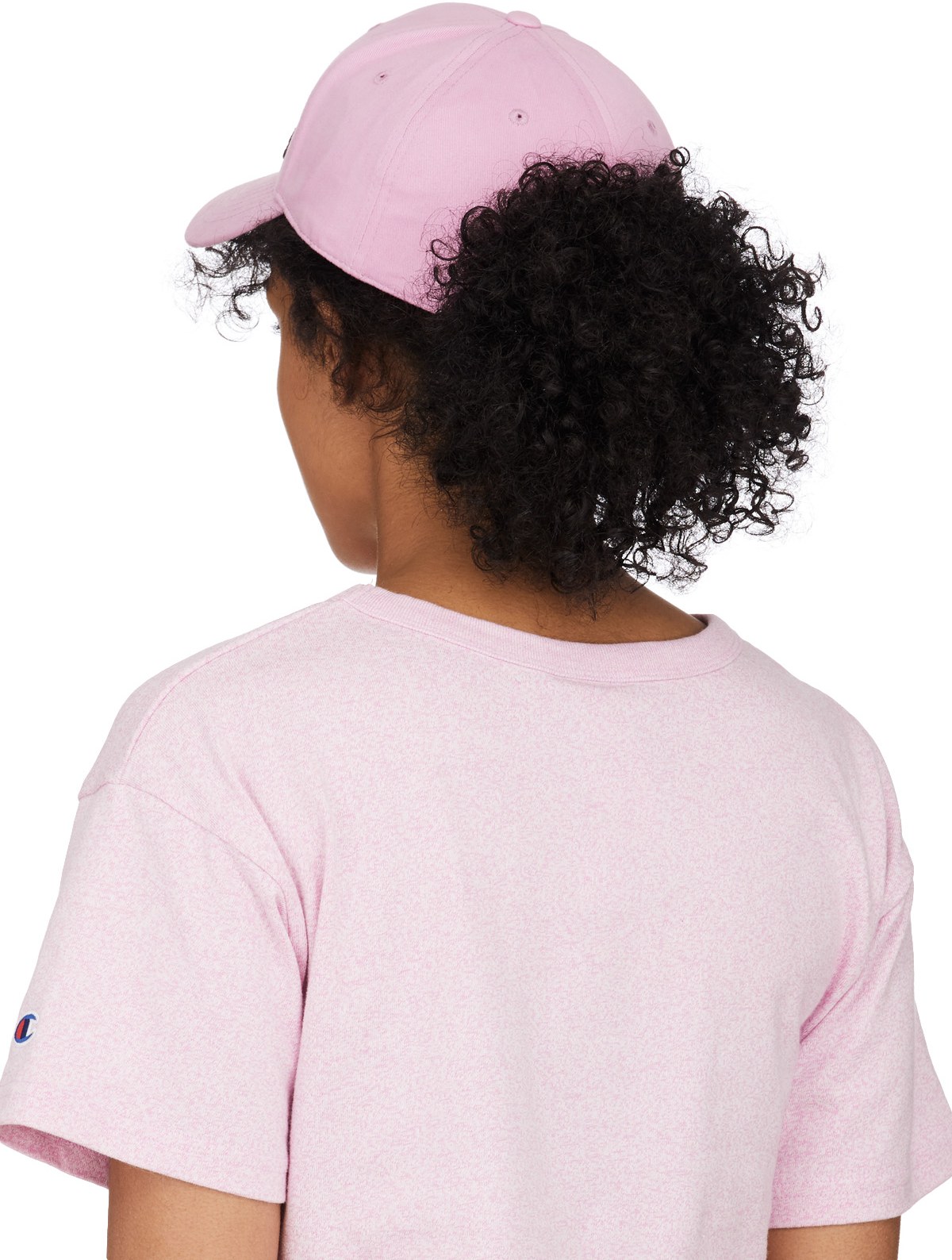 Champion: Pink Classic Twill C Baseball Cap - 3