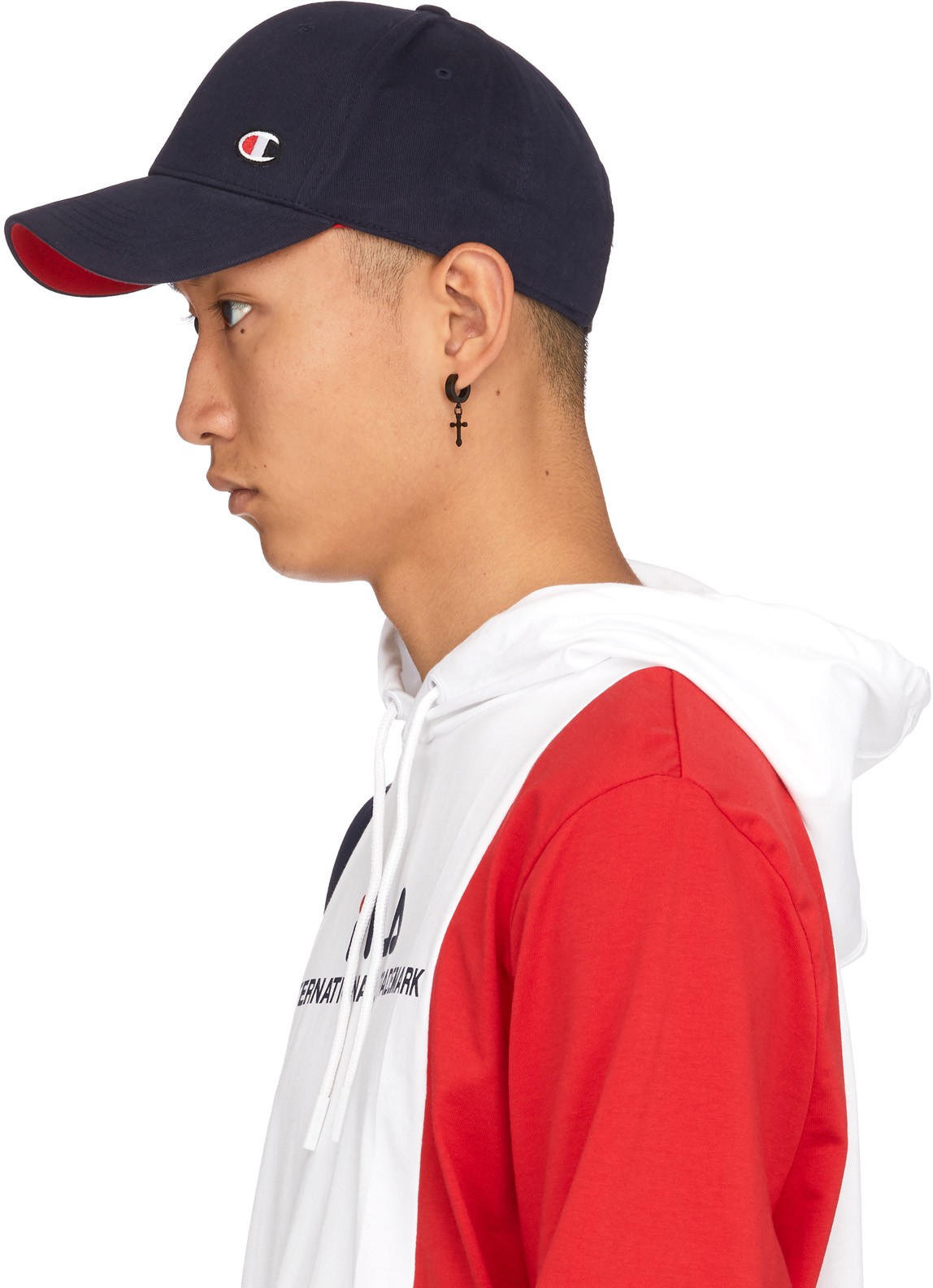 Champion: Blue Classic Twill C Baseball Cap - 2