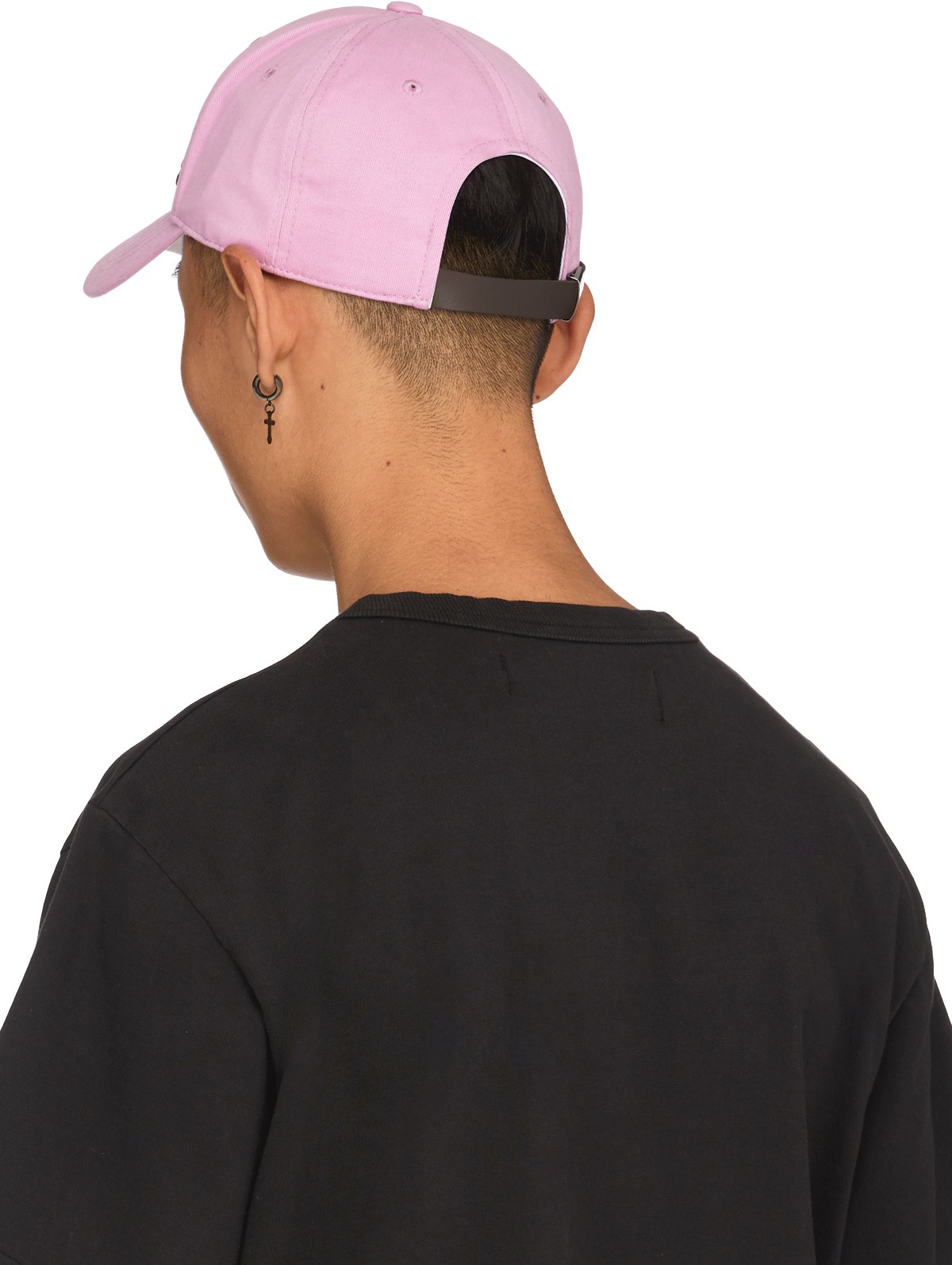 Champion: Pink Classic Twill C Baseball Cap - 3