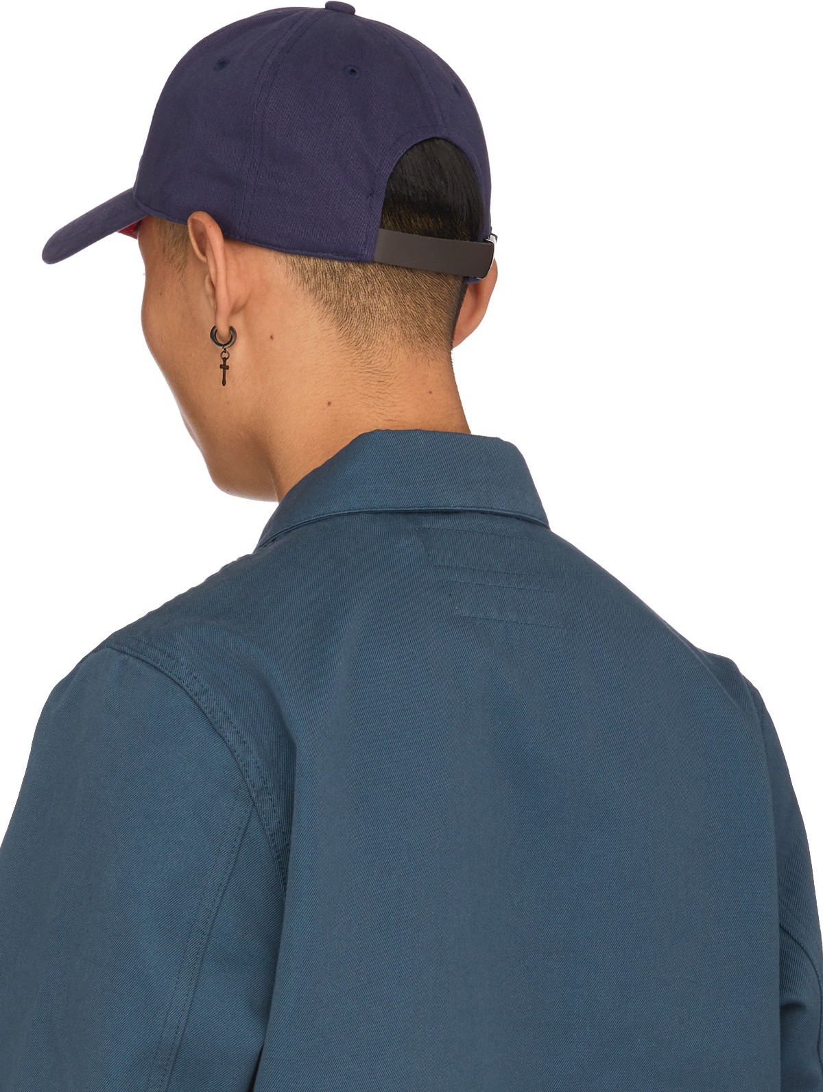 Champion: Bleu Casquette Classique Sergé C Logo Bleu - 3